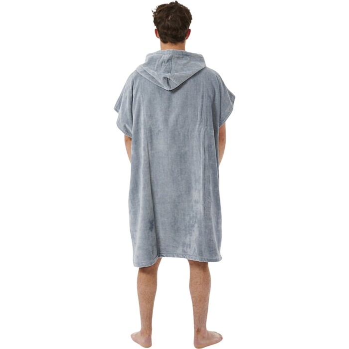 2024 Rip Curl Mens Logo Kapuzenhandtuch ndern Robe / Poncho 00GMTO - Blau